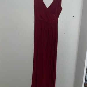 Maroon Long dress